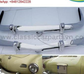 Volkswagen Karmann Ghia Euro style bumpers (1970 – 1971) by stainless steel new