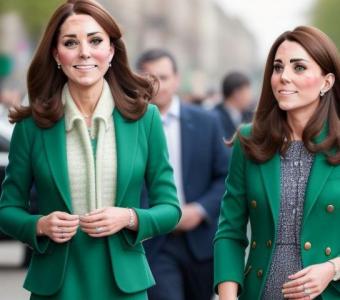 Get the Kate Middleton Green Jacket at CelebsLeatherJackets.com