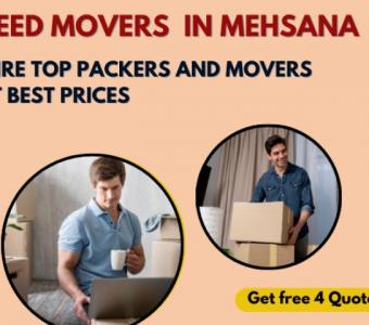 Top Packers and Movers in Mehsana Gujarat with charges Quotes