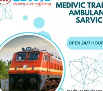 Medivic Train Ambulance Services in Ranchi provides affordable facilities