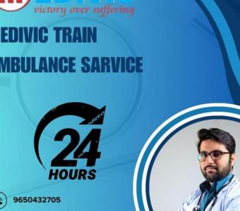 Medivic Aviation Train Ambulance from Patna is the best option for long-distance medical transfer