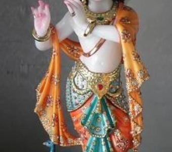 Marble Krishna Statue