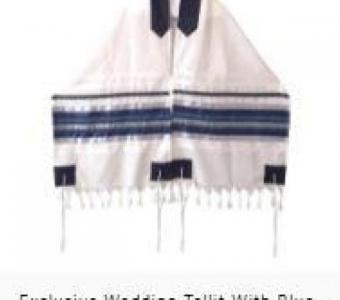 Stunning Wedding Tallit from Galilee Silks!