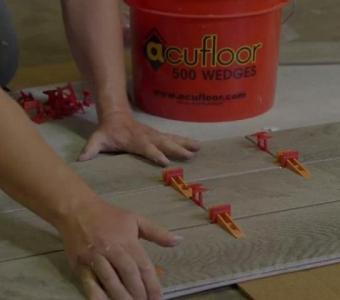 Acufloor's Precision Tile Leveling Wedges