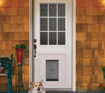 Shop Doors with Dog Doors Already Installed in Lewisville, TX