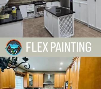 Brampton Kitchen Cabinet Painting - Flex Painting Inc