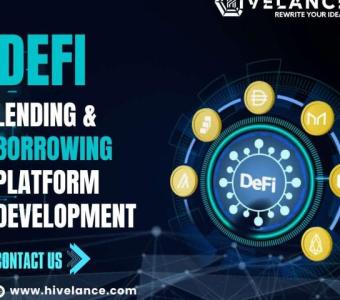 Defi lending & borrowing platform Development - Hivelance