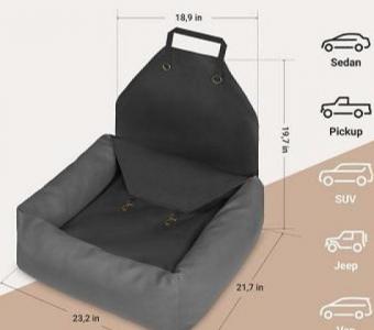 Eco Leather Dog Car Seat