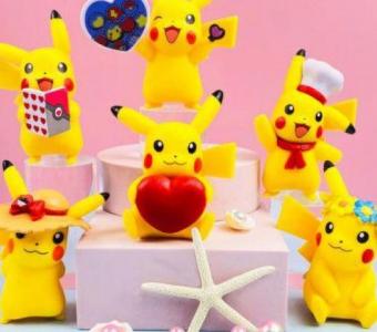 Pikachu Love Figure Toy Set - Perfect Collectible for Pokémon Fans