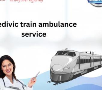 Choose Medivic Aviation Train Ambulance in Jamshedpur for Hassle-Free Long Distance Patient Transfer