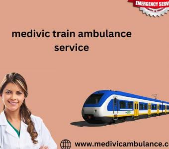 Medivic Aviation Train Ambulance in Varanasi Allow  transported swiftly between Indian Cities