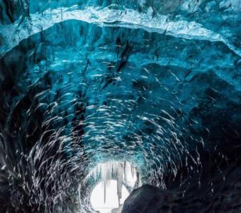 Explore Grand Island Ice Caves