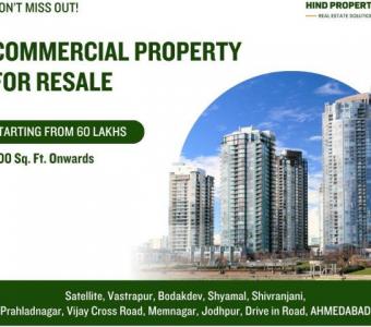 Hind Properties | New Commercial Property for RESALE, SATELLITE , AHMEDABAD